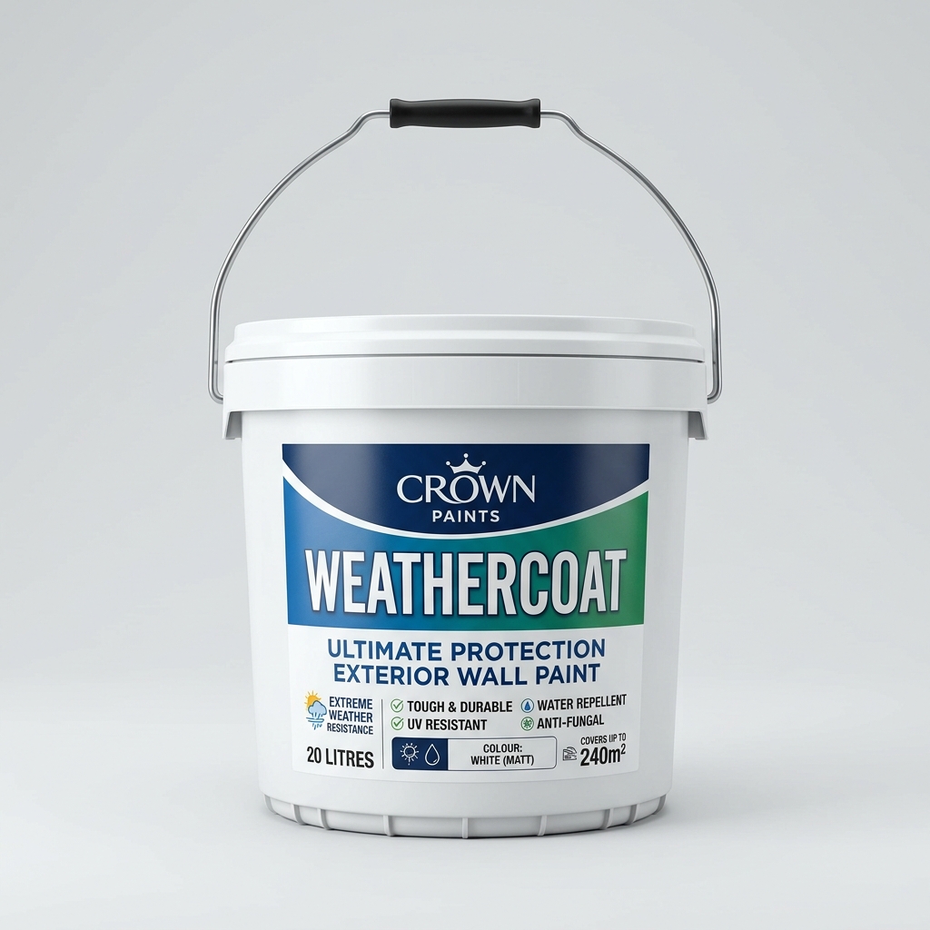 Crown Paints Exterior Wall Weathercoat (20 Liters)