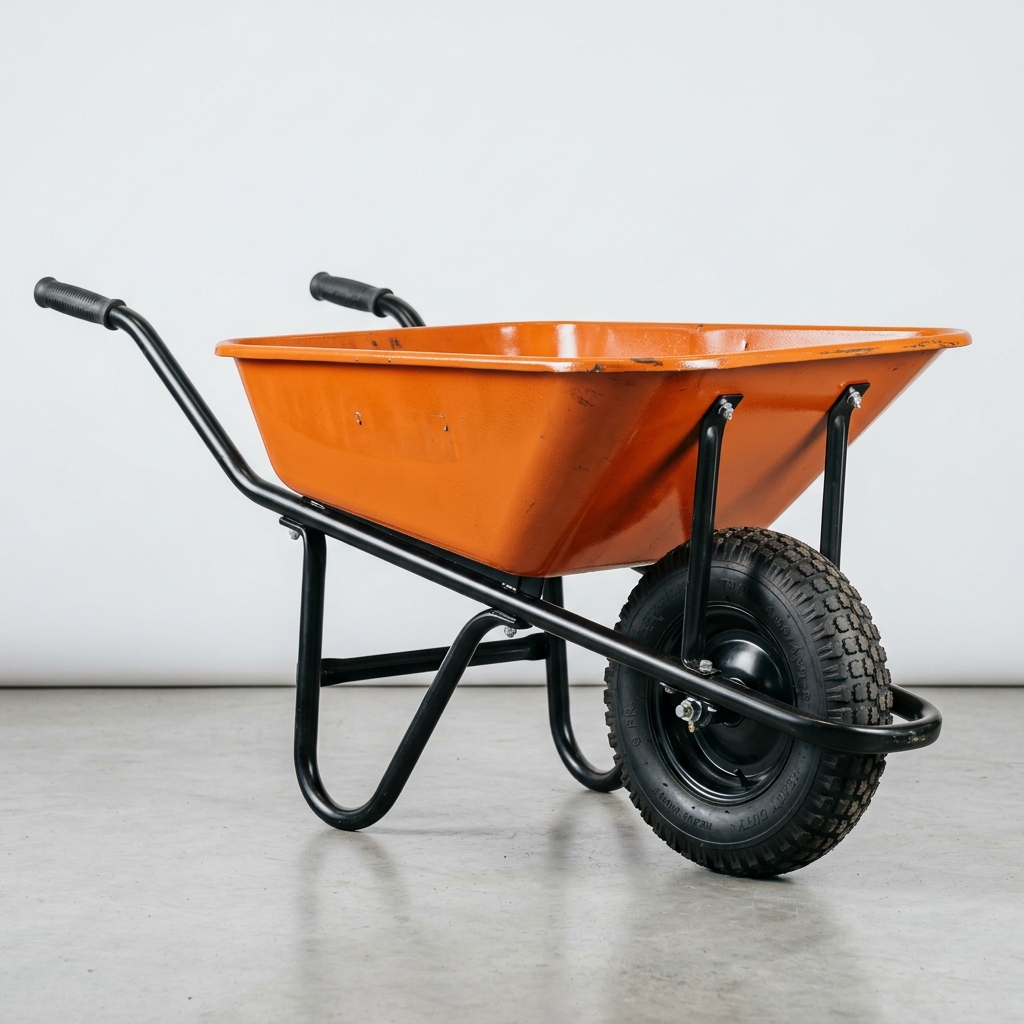 Heavy Duty Steel Construction Wheelbarrow (90L)